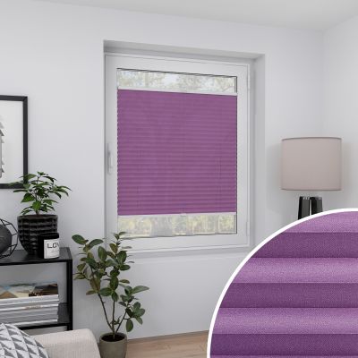 Plissee Classico Pearl Violett