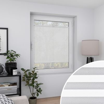 Plissee Classico Pearl Weiß