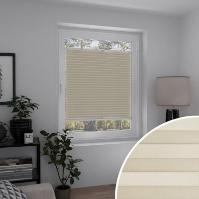 Plissee Scala Blackout Creme